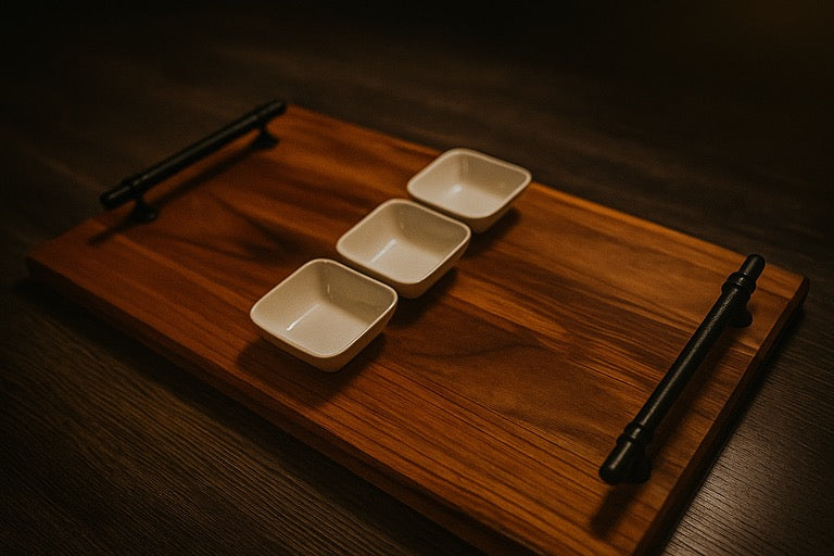Teak Wood OG Charcuterie Board